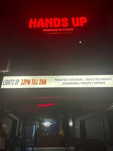 HANDS UP - Main Entrance
