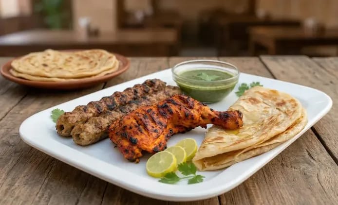 Karachi Paratha Roll & BBQ Interior