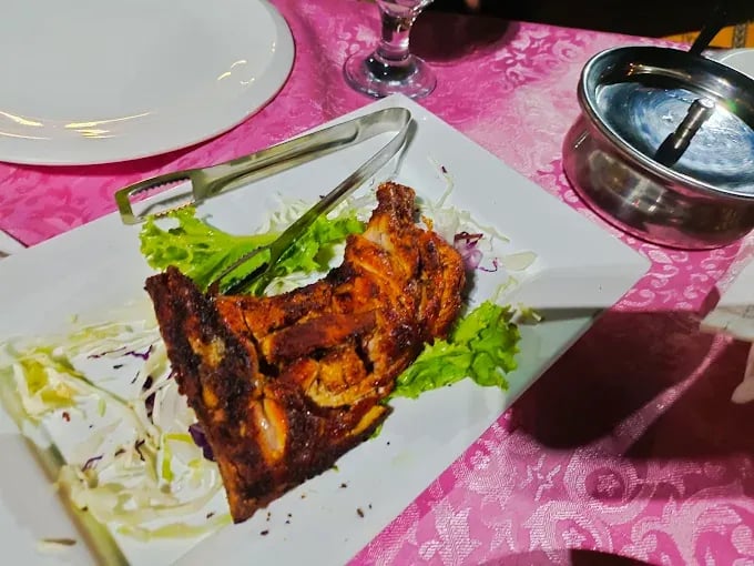 Food view of Bamboo Huts Restaurant & BBQ restaurant