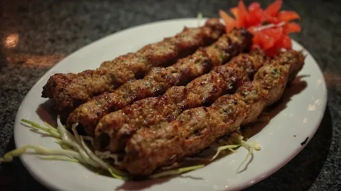 Food view of Bamboo Huts Restaurant & BBQ restaurant