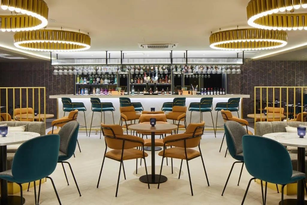Interior view of London Courtyard  restaurant