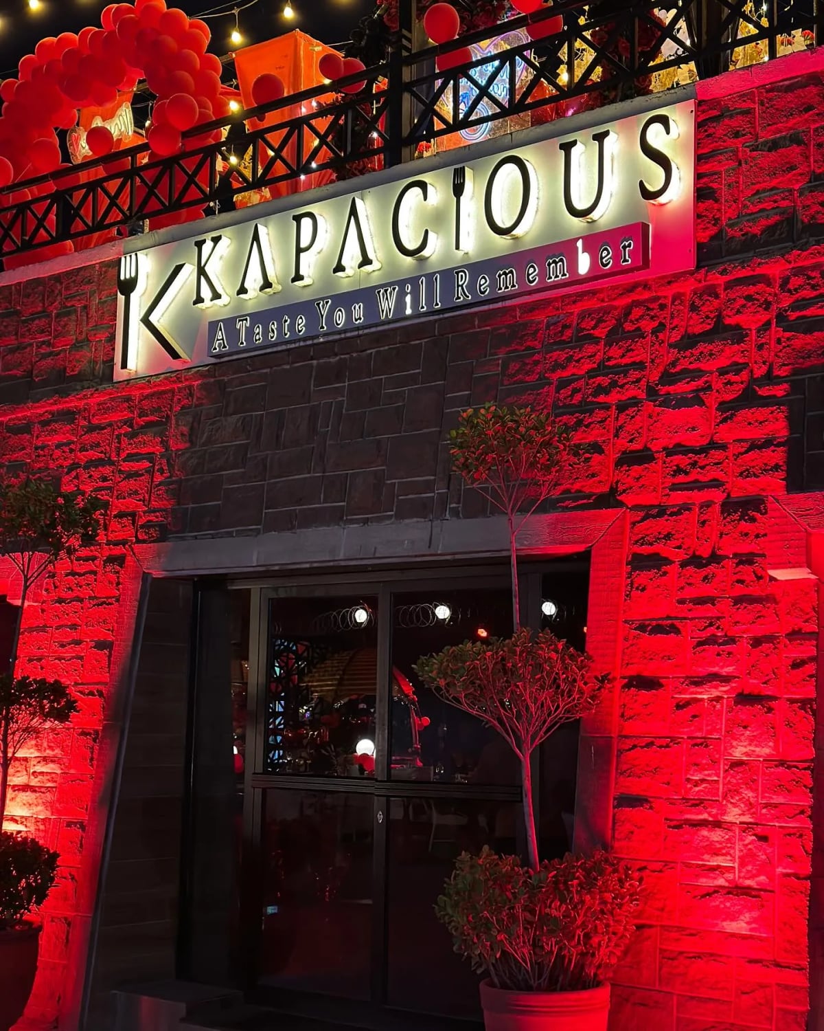 Vibes view of Kapacious restaurant