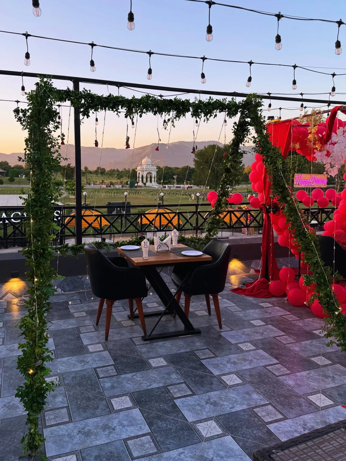 Vibes view of Kapacious restaurant