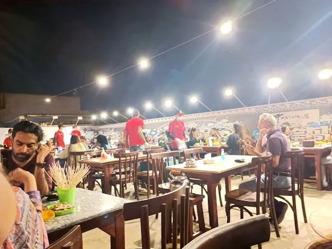 Interior view of Wang Wang restaurant