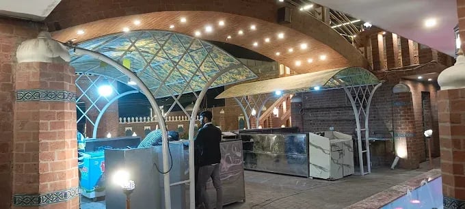 Interior view of Shahi Darbar restaurant