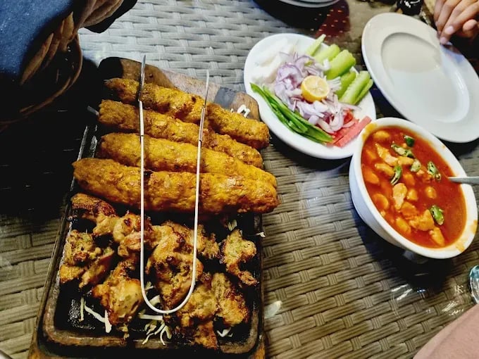 Food view of Heights n Delights Rooftop restaurant
