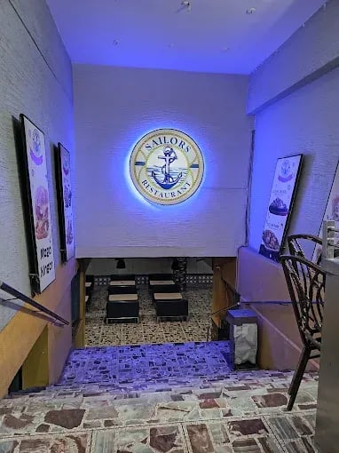 Interior view of Sailors Restaurant restaurant