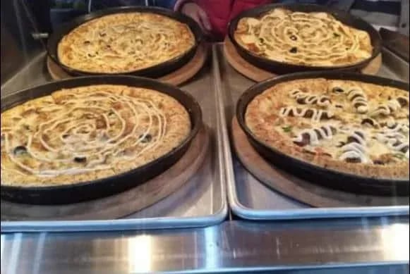 Food view of The Crown Crust  restaurant