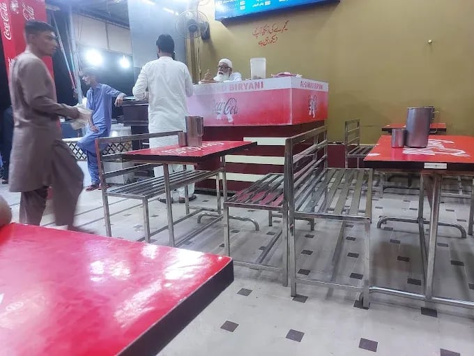 Interior view of Al Samad Biryani restaurant