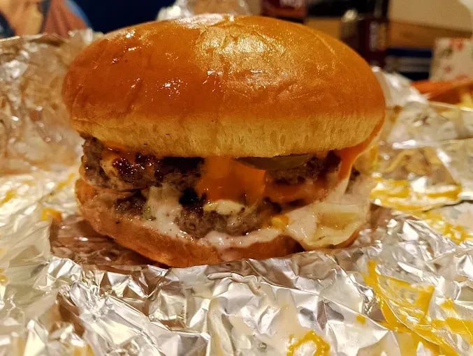 Food view of Burger In Town restaurant