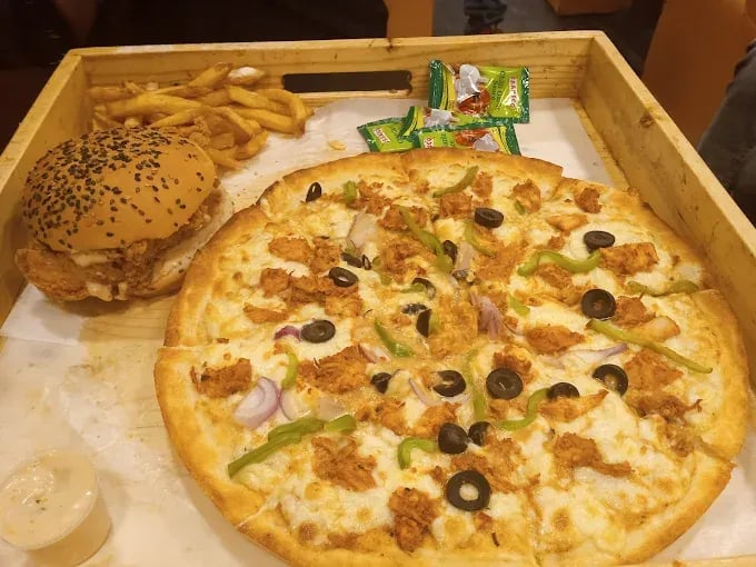 Food view of Howdy Pizza restaurant