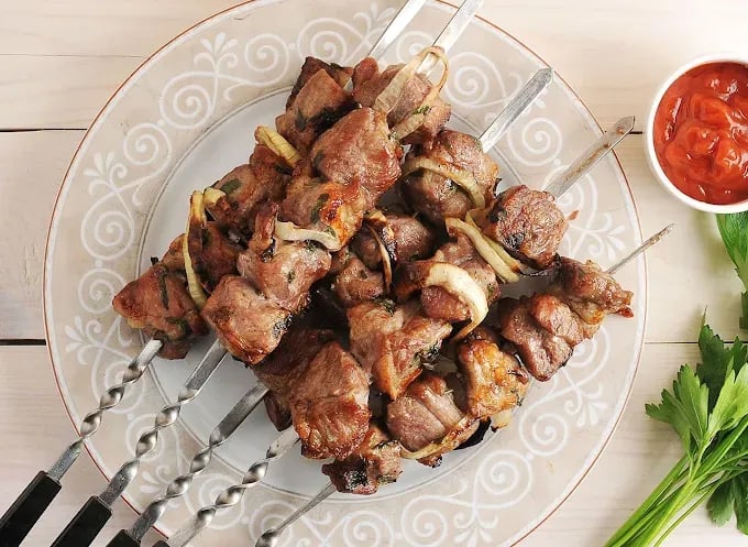 Food view of Pasban BBQ restaurant
