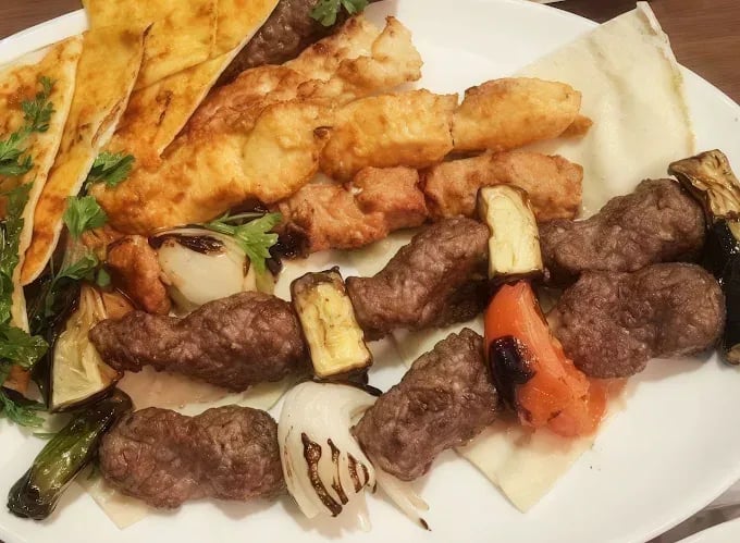 Food view of Pasban BBQ restaurant