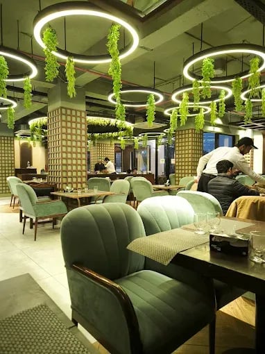 Interior view of HN Foods restaurant