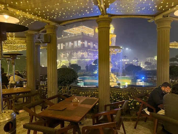 Interior view of Spice Arena restaurant