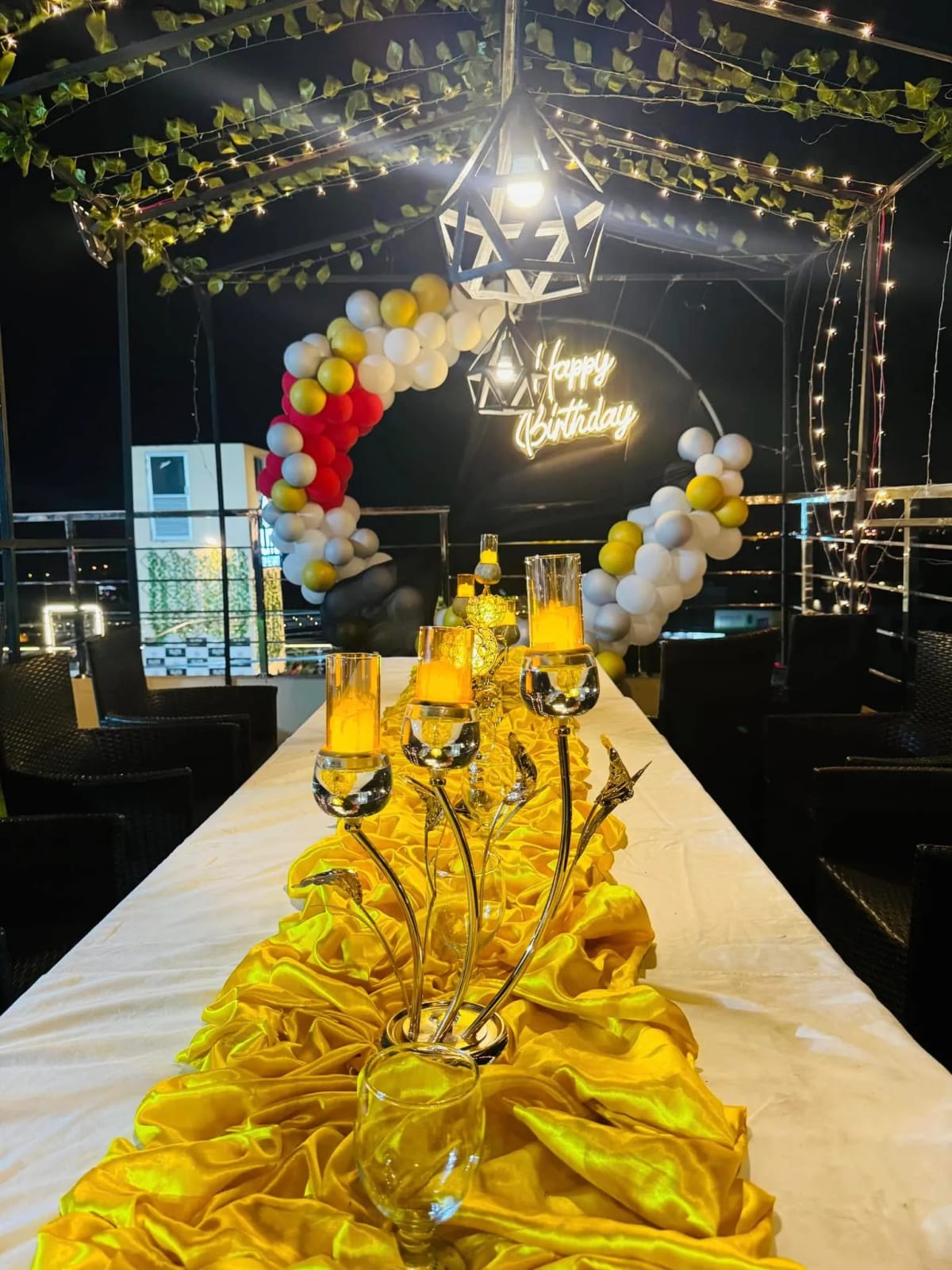 Elite Rooftop Restaurant Interior