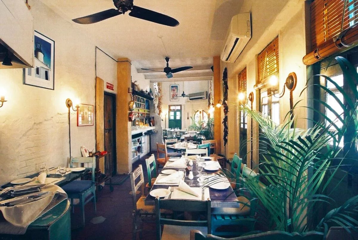 Interior view of Okra Restaurant restaurant