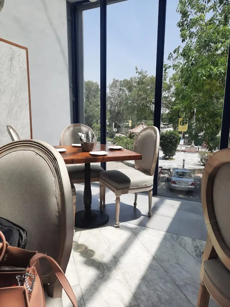 Interior view of District 6 restaurant