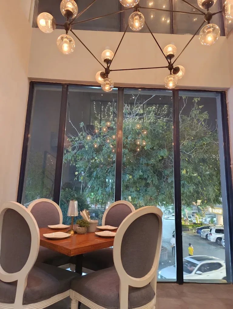 Interior view of District 6 restaurant
