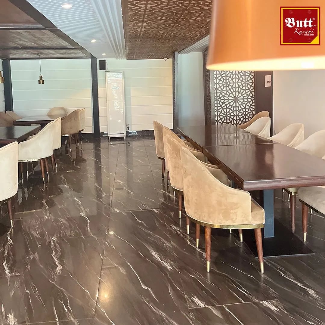 Interior view of Butt Karahi restaurant