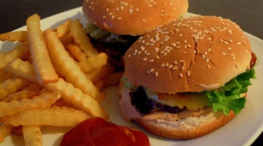 Food view of Ahmed Burger restaurant