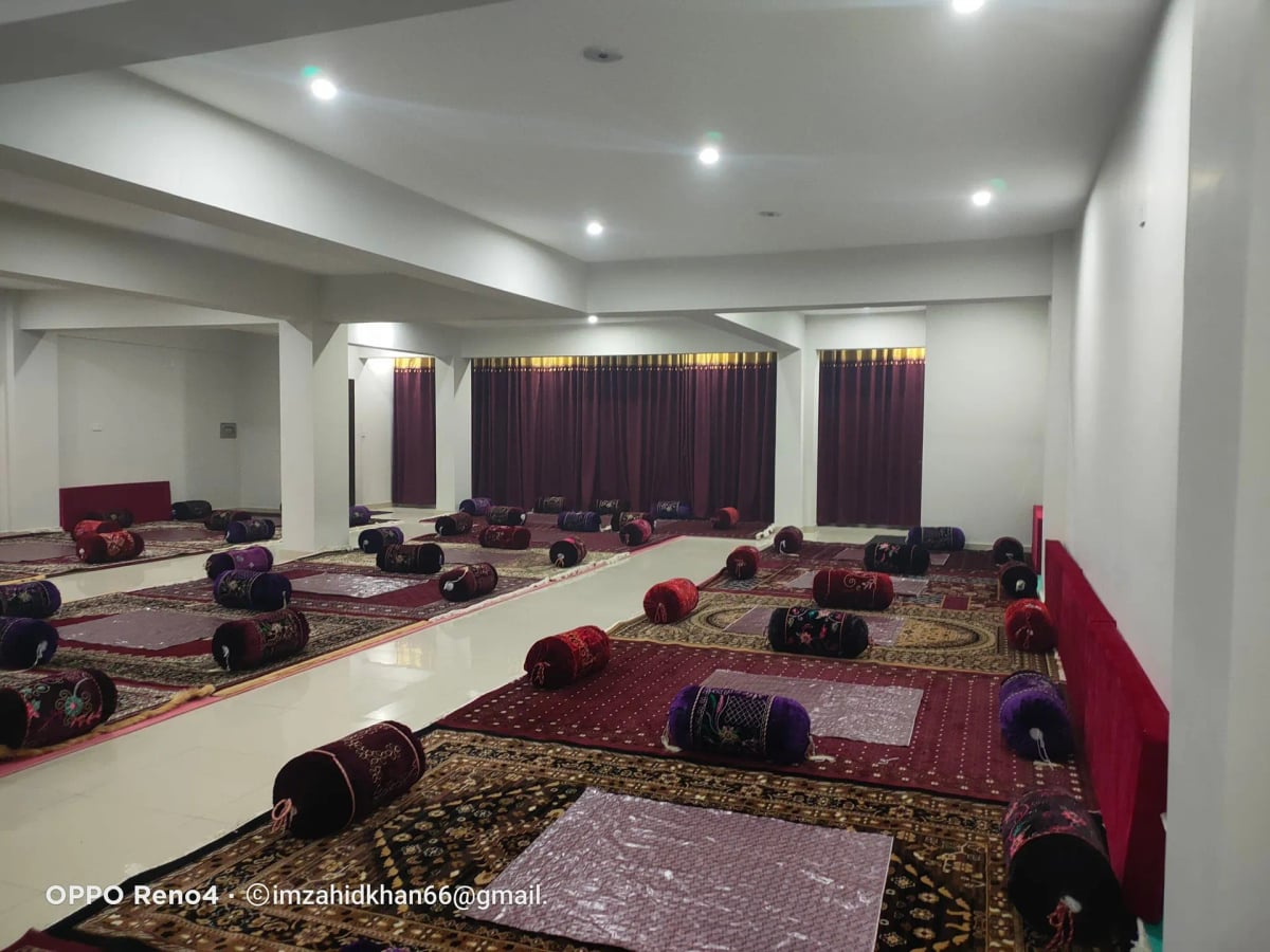 Interior view of Khyber Shinwar restaurant