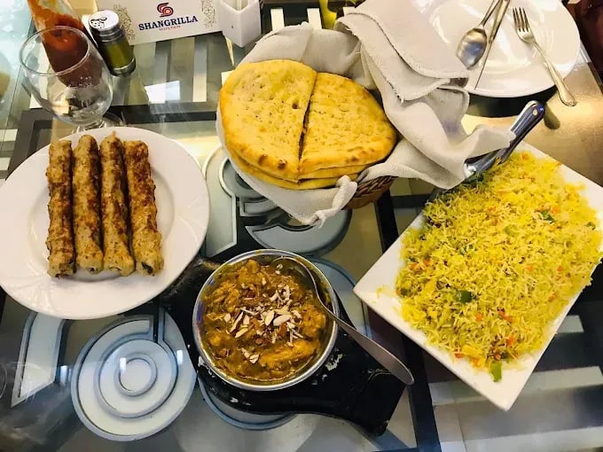 Food view of Shangrilla Gardens & BBQ restaurant