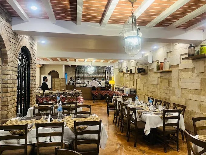 Interior view of Tuscany Courtyard restaurant
