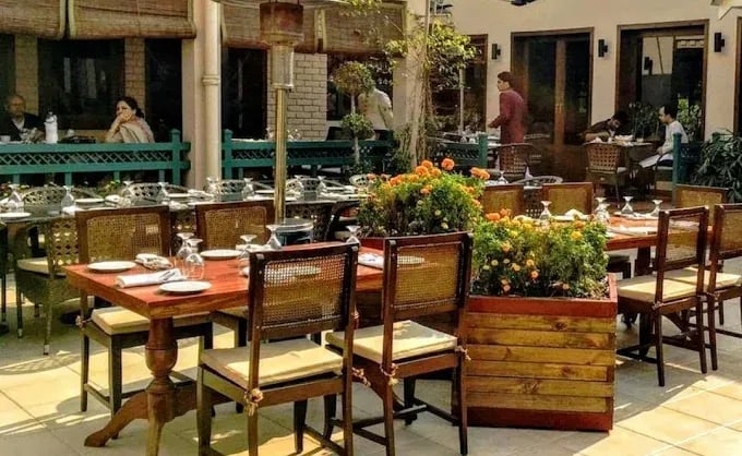 Interior view of Spice Bazaar restaurant