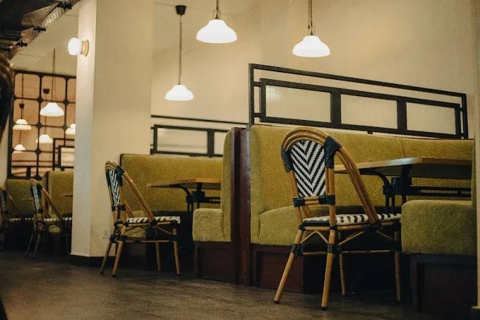 Interior view of Sesame & Soy restaurant