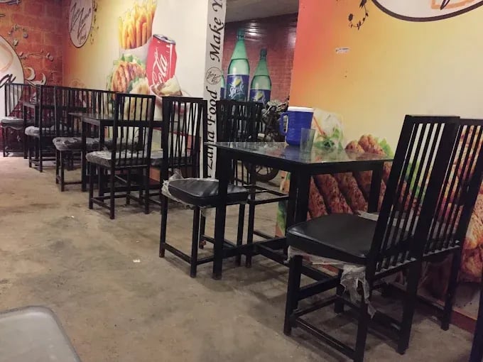Interior view of Zamzama Foods restaurant