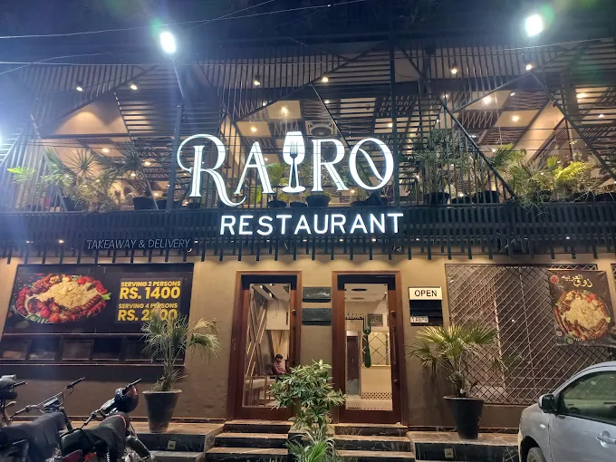 Rairo Restaurant Karachi Menu & Prices