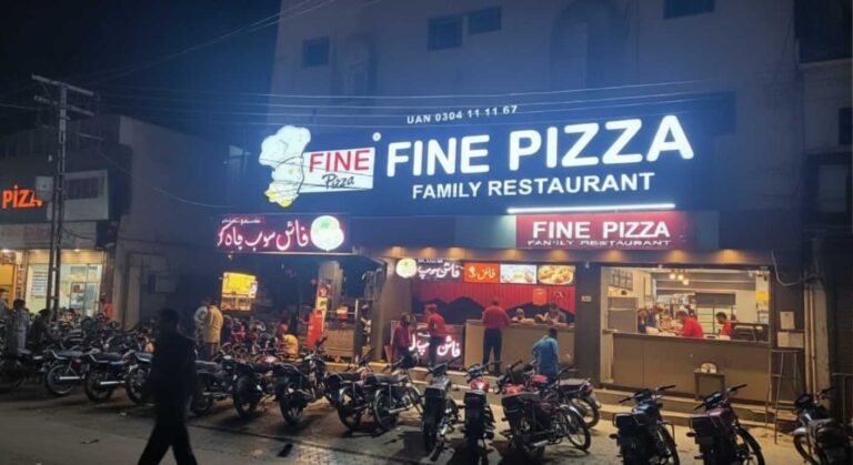 Fine Pizza & Family Restaurant Lahore Menu with Prices